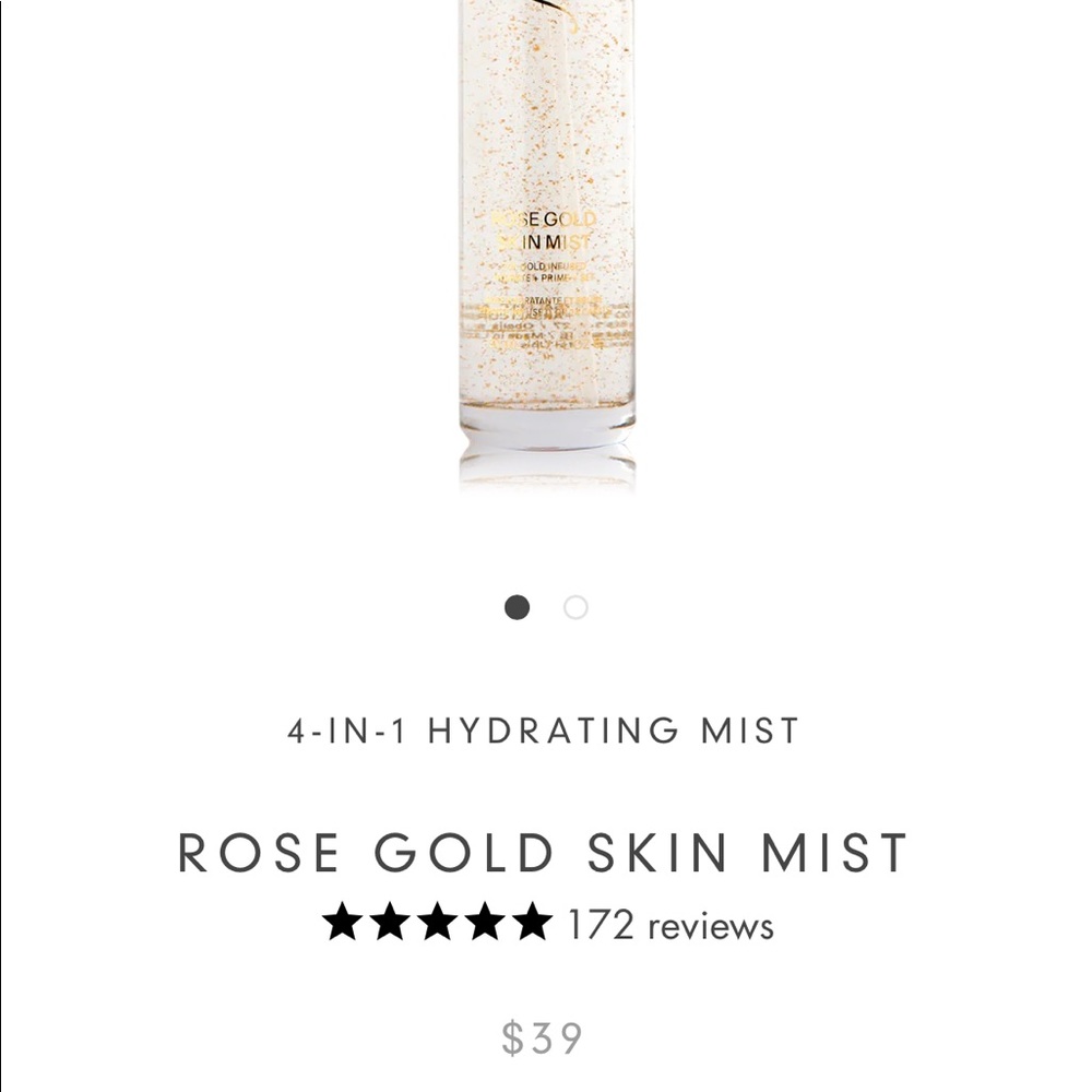 Farsali 4-in-1 Hydrating Rose Gold Skin Mist. Brand new